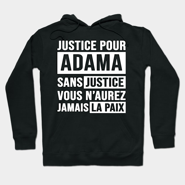 Justice Pour ADAMA Hoodie by CF.LAB.DESIGN